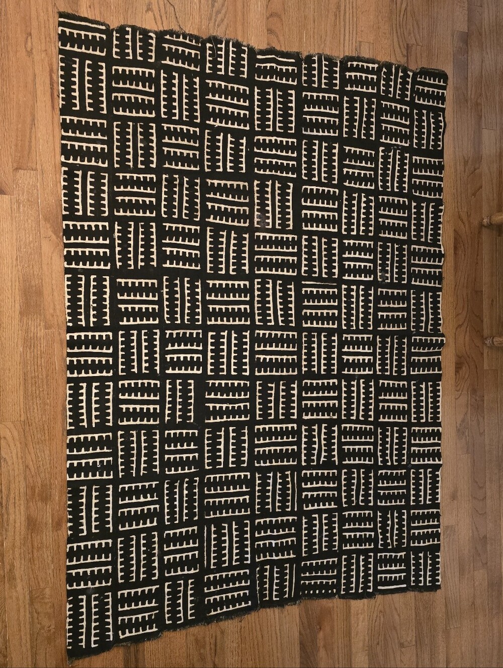 handmade West African Mali mud cloth textile Goa Traditional Bogolanfini - Picture 2 of 8